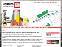 Tablet Screenshot of hermes-technologie.com